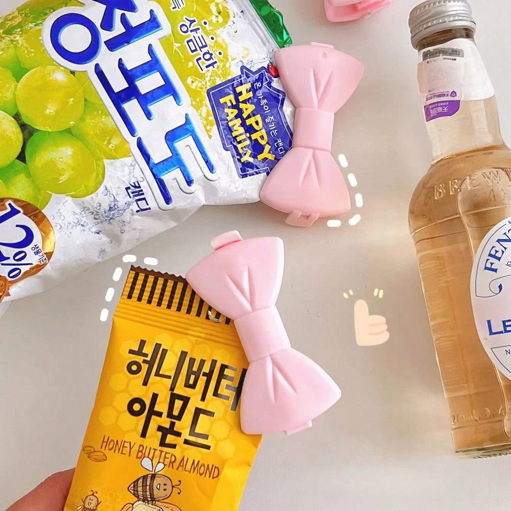 5PCS Kawaii Food Sealing Clip  - Food Storage Reusable Bags ulasan dan harga