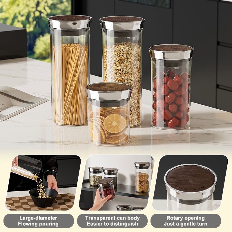 Uforu Food Grade Cereal Contai - Airtight Cereal Jar ulasan dan harga