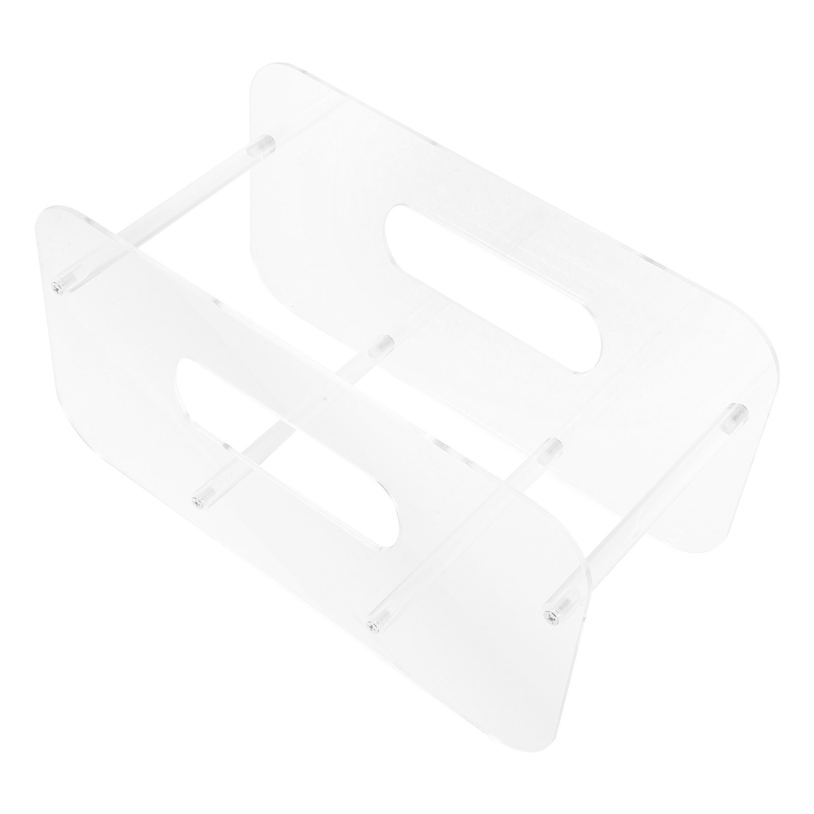 Acrylic Plate Rack Transparent - Food Storage In Cabinets ulasan dan harga