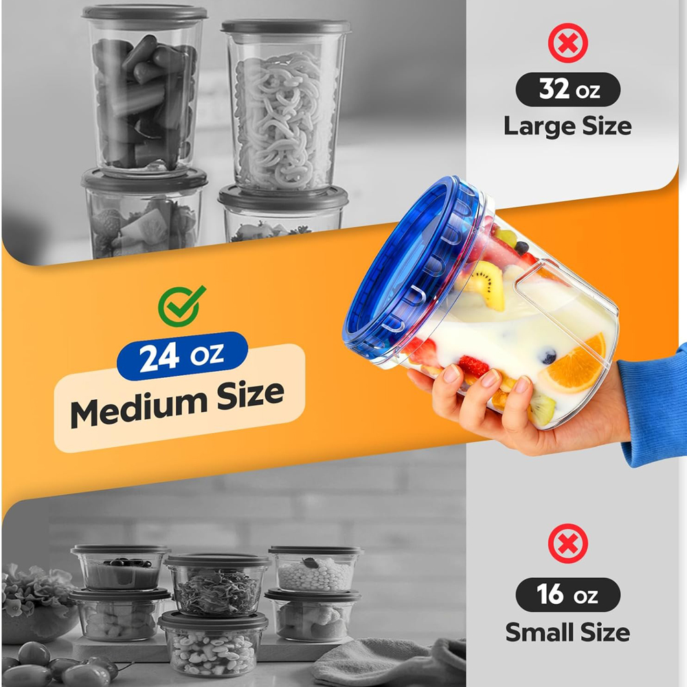 Freezer Storage Containers Air - Food Storage Prep Containers ulasan dan harga