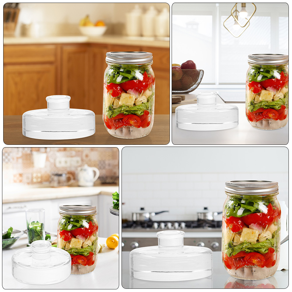 2 Pcs Fermented Glass Weights  - Mason Jar Wide Mouth ulasan dan harga
