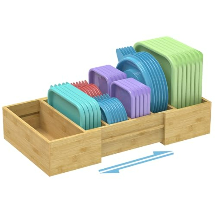 Lid Organizer for Cabinet, Bam - Food Storage In Cabinets ulasan dan harga