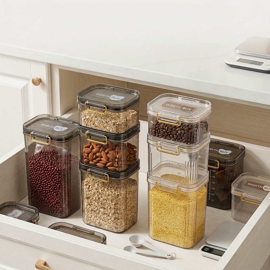 Airtight Food Storage Containe - Airtight Cereal Jar ulasan dan harga