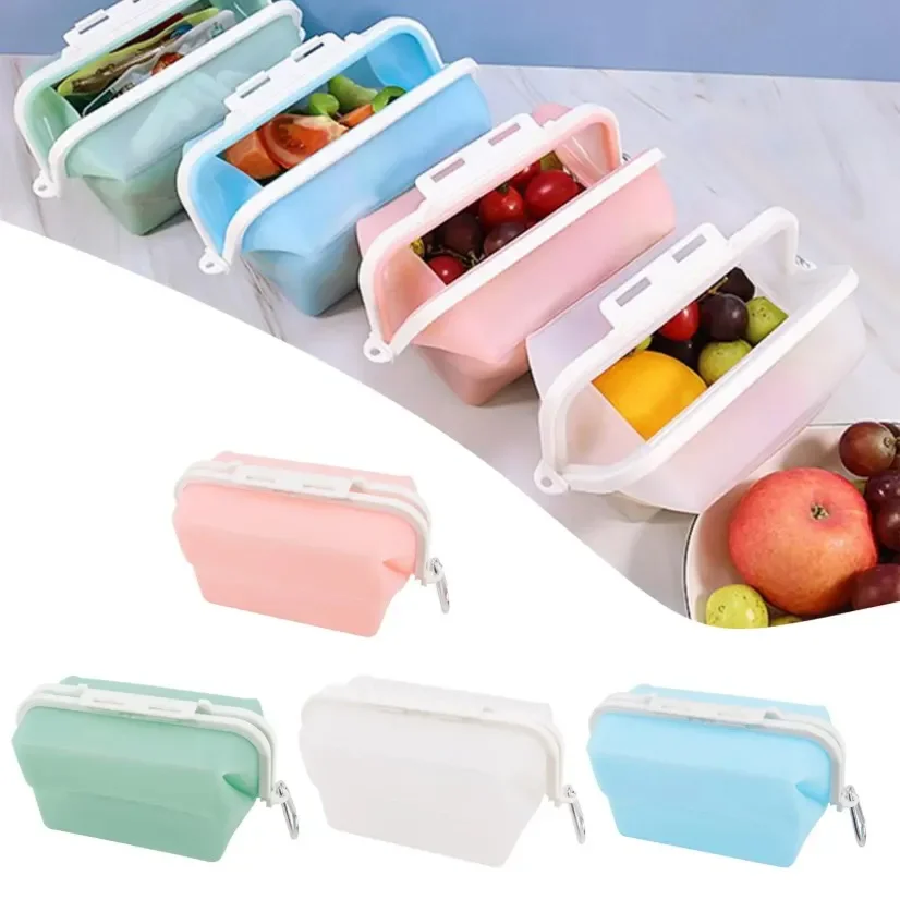 Silicone Travel Premium Reusab - Food Storage Reusable Bags ulasan dan harga