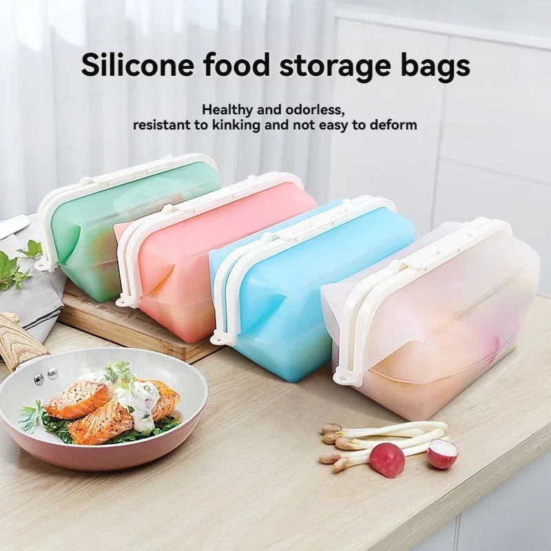 Silicone Travel Premium Reusab - Food Storage Reusable Bags ulasan dan harga