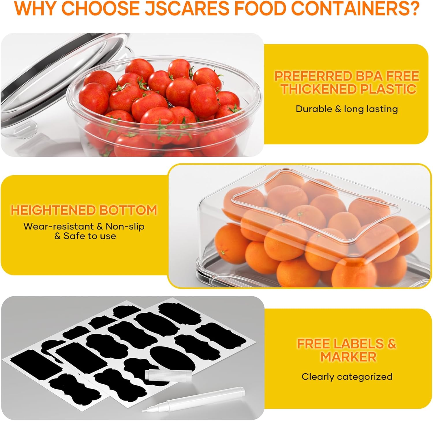 52 PCS Food Storage Containers - Food Storage Prep Containers ulasan dan harga