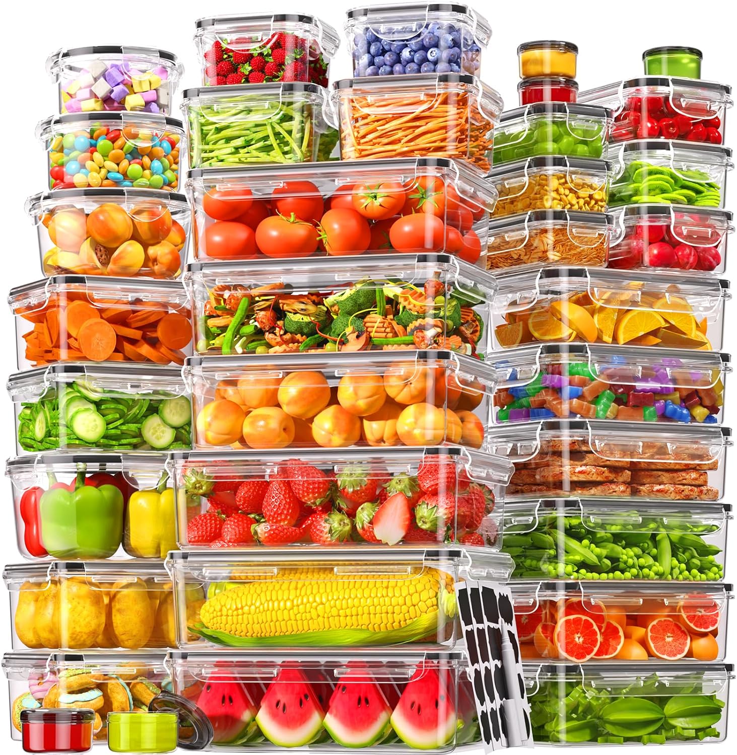 70 Piece Food Storage Containe - Food Storage Safe ulasan dan harga