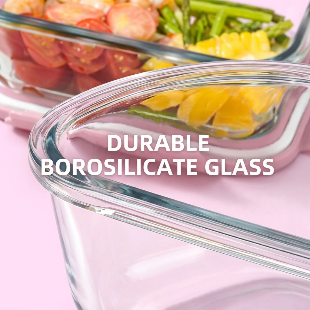 High Borosilicate Glass Food S - Food Storage Prep Containers ulasan dan harga
