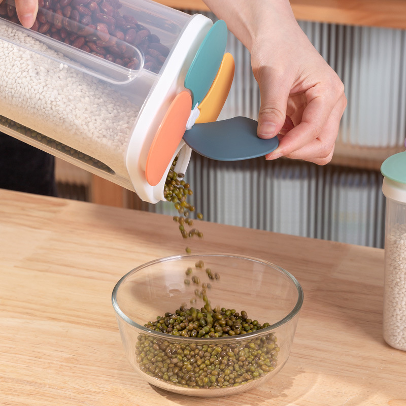 Kitchen Cereals Storage Box Pl - Airtight Cereal Jar ulasan dan harga