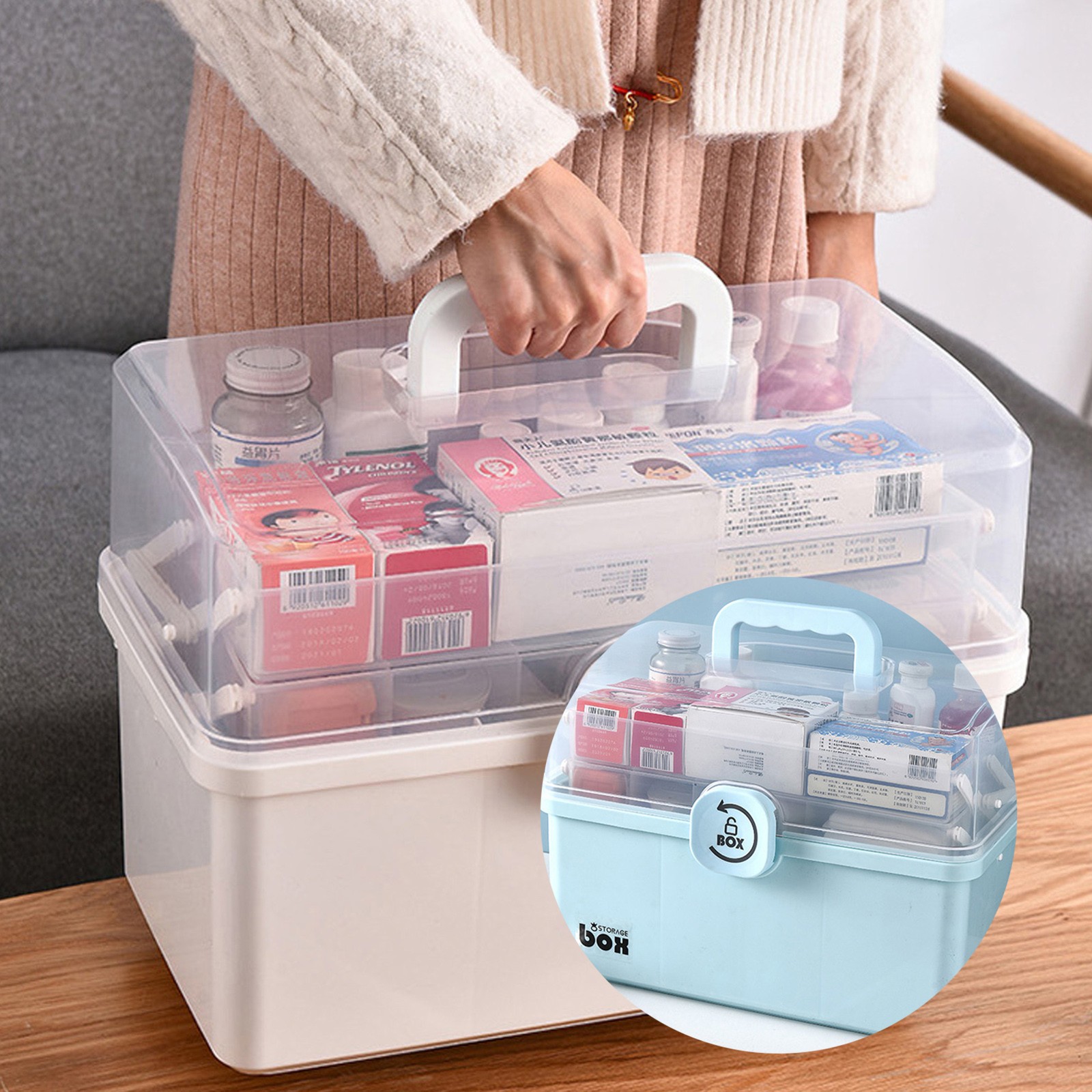 High-Capacity Storage Box with - Food Storage Emergency ulasan dan harga