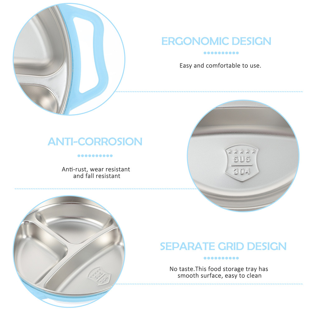 Divided Food Stainless Steel K - Food Storage Safe ulasan dan harga