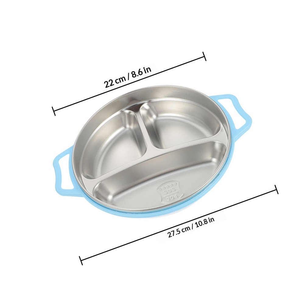 Divided Food Stainless Steel K - Food Storage Safe ulasan dan harga