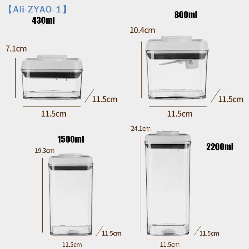 【ZYAO-1】1Pcs Cereal Container  - Airtight Cereal Jar ulasan dan harga
