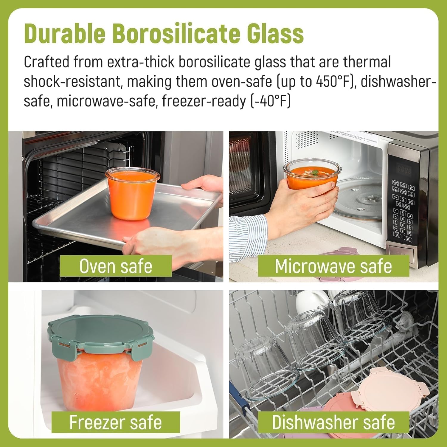 [UPGRADED LID] 6 Sets 3 Cup/24 - Set Food Storage ulasan dan harga