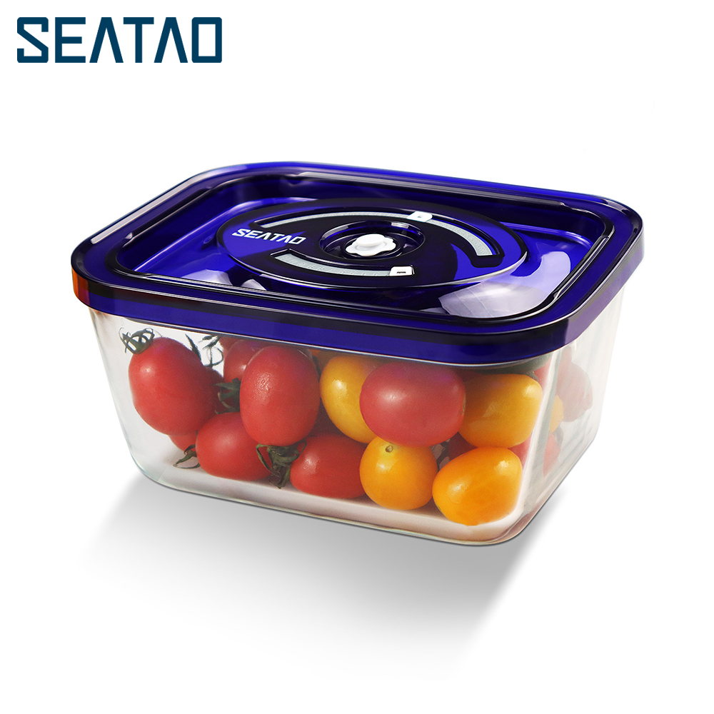 SEATAO Glass Food Storage Cont - Food Storage Vacuum ulasan dan harga