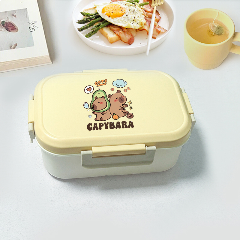 Capybara Bento Lunch Box Carto - Food Storage And ulasan dan harga