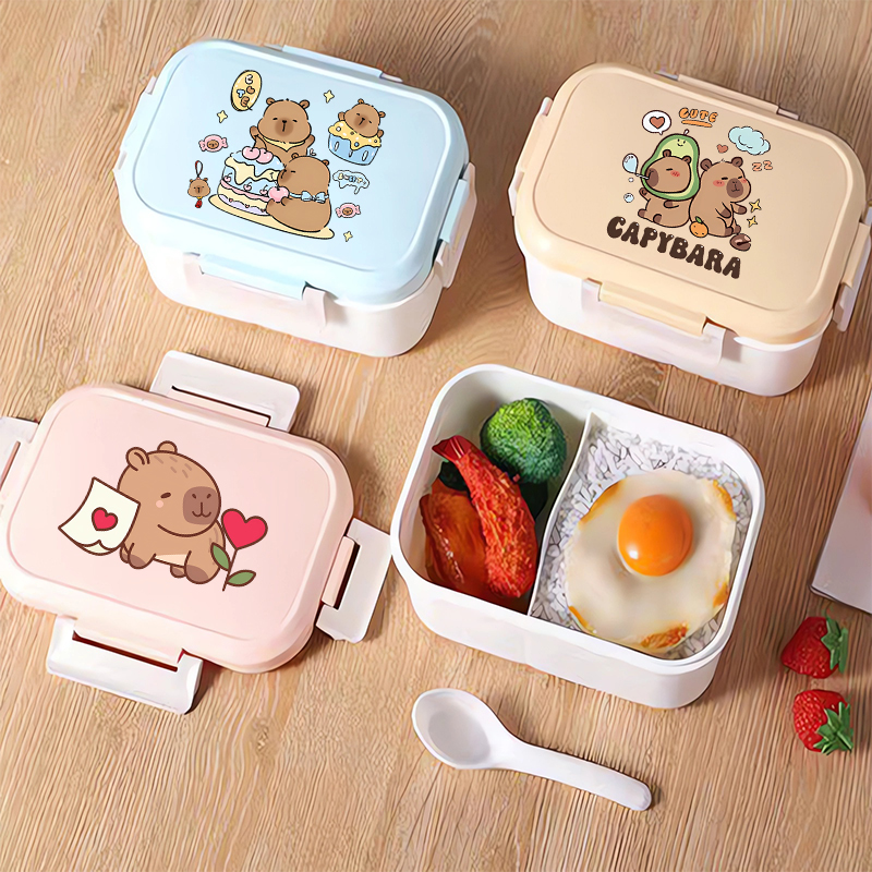 Capybara Bento Lunch Box Carto - Food Storage And ulasan dan harga