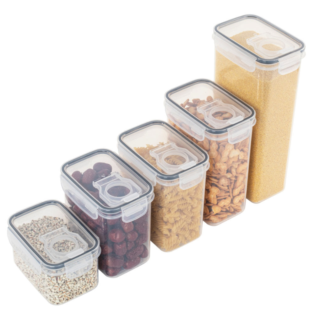 Sealed Plastic Food Storage Bo - Airtight Cereal Jar ulasan dan harga