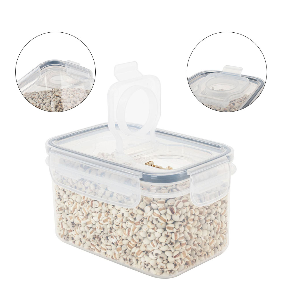 Sealed Plastic Food Storage Bo - Airtight Cereal Jar ulasan dan harga