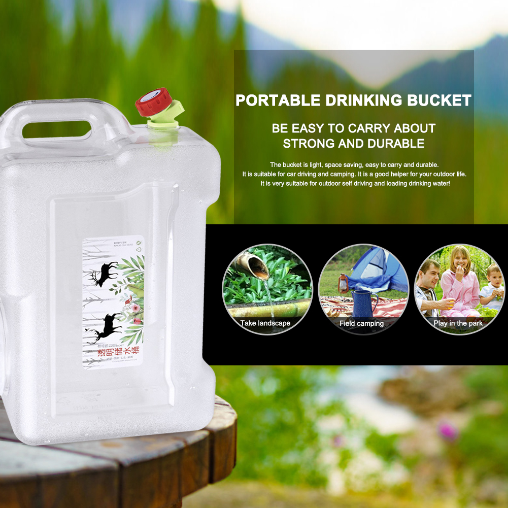 12L/2.6 Gal Water Carrier Cube - Food Storage Emergency ulasan dan harga
