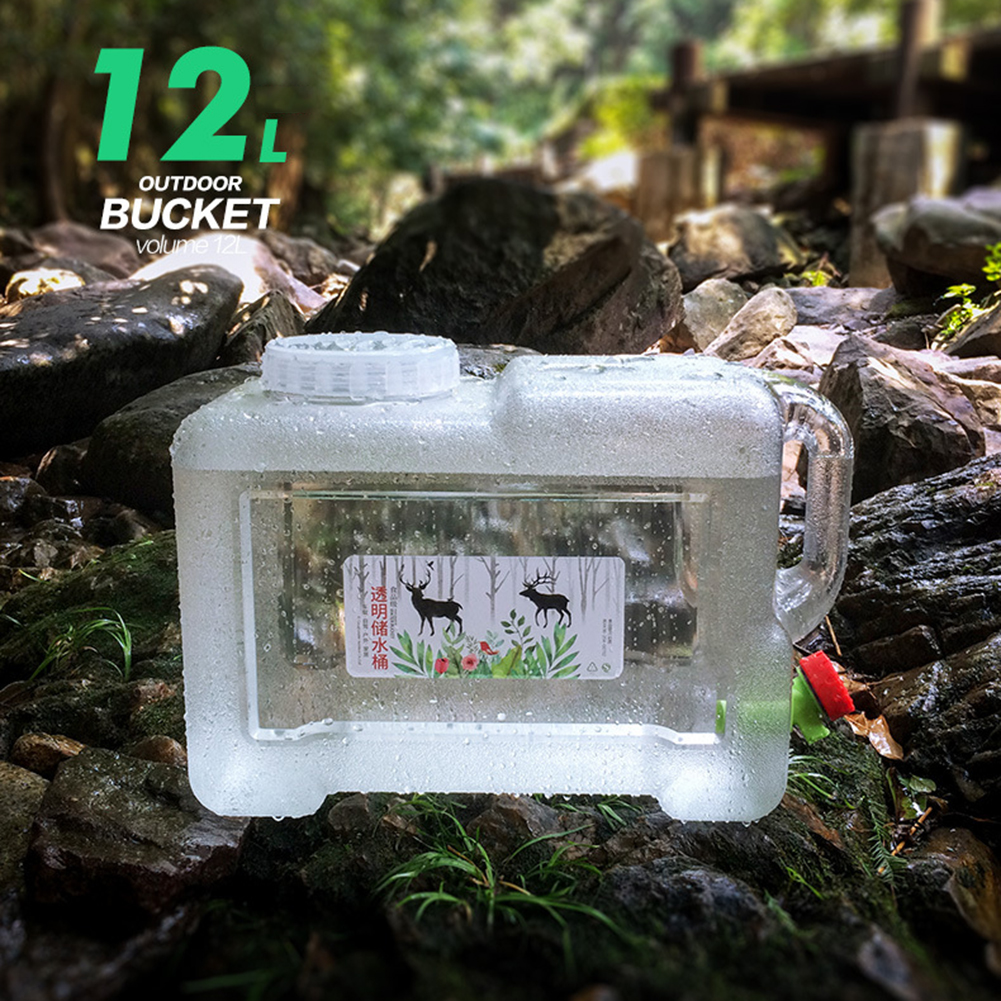 12L/2.6 Gal Water Carrier Cube - Food Storage Emergency ulasan dan harga