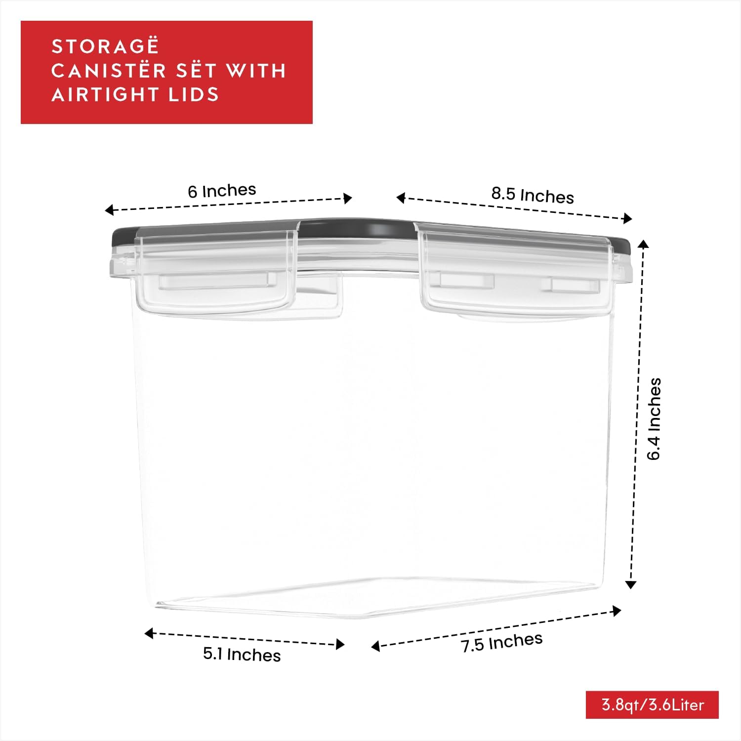 Flour Sugar Storage Containers - Set Food Storage ulasan dan harga